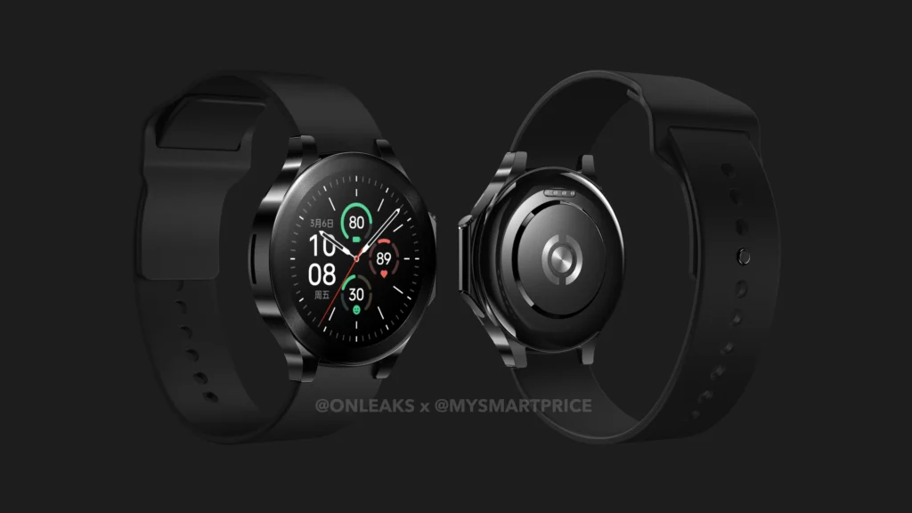 back view of the leaked oneplus watch 2 