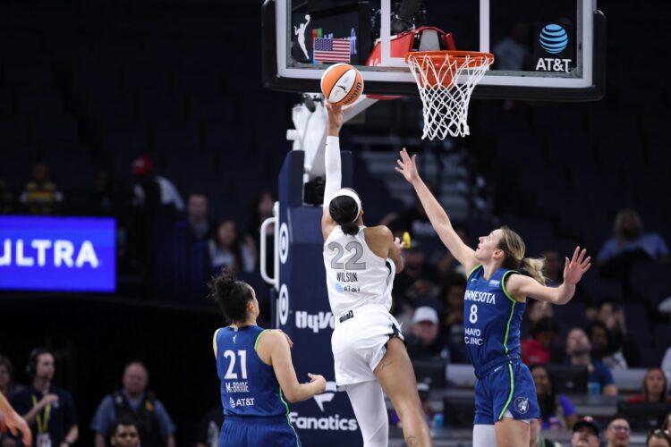 WNBA Notes: A'ja Wilson sets records, Sun lose big game
