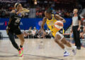 Aari McDonald makes electric impact on Los Angeles Sparks