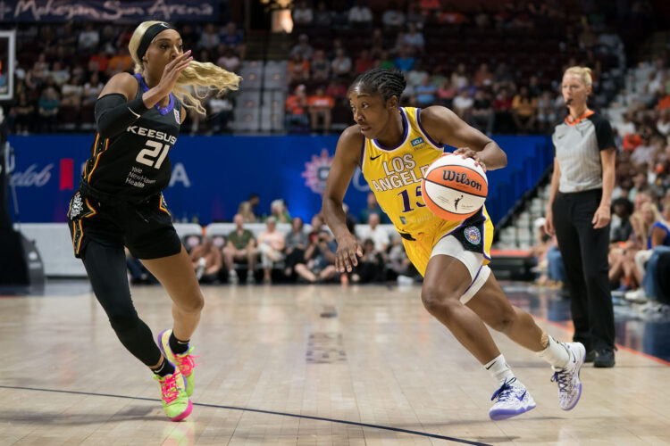Aari McDonald makes electric impact on Los Angeles Sparks