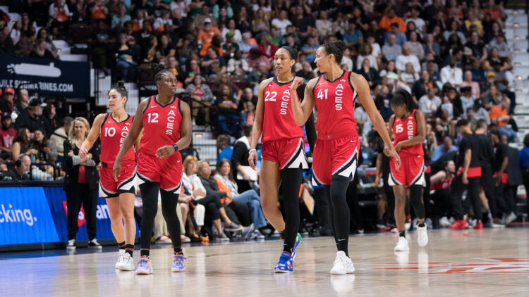 In a series with 10 Olympians, what will it take for the Las Vegas Aces to advance?