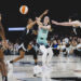 Sabrina Ionescu and Jonquel Jones rendered ineffective in semifinals Game 3 by the Las Vegas Aces 