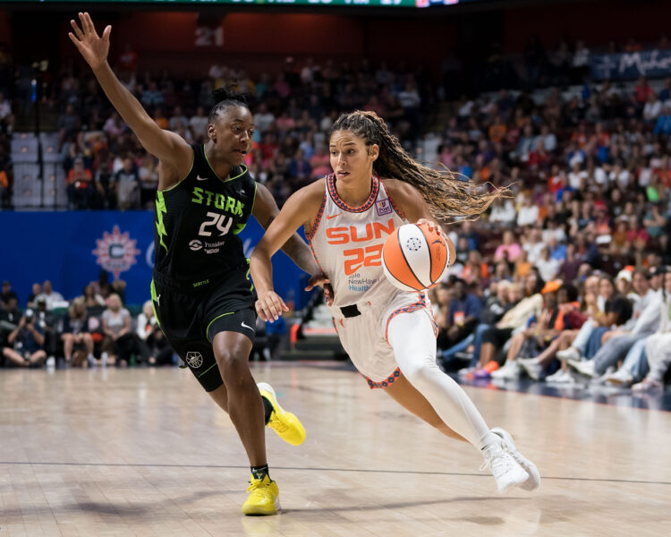 Sun lose Veronica Burton in expansion draft