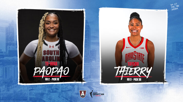 Atlanta Dream selects Te-Hina Paopao and Taylor Thierry ›