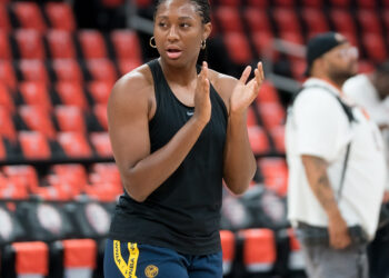 Aliyah Boston returns to Boston and gets her flowers