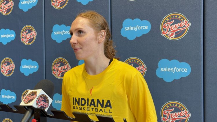 Chloe Bibby hopes to fit in with Indiana Fever after whirlwind week
