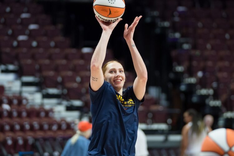 Indiana Fever's Chloe Bibby winding, emotional path to the WNBA
